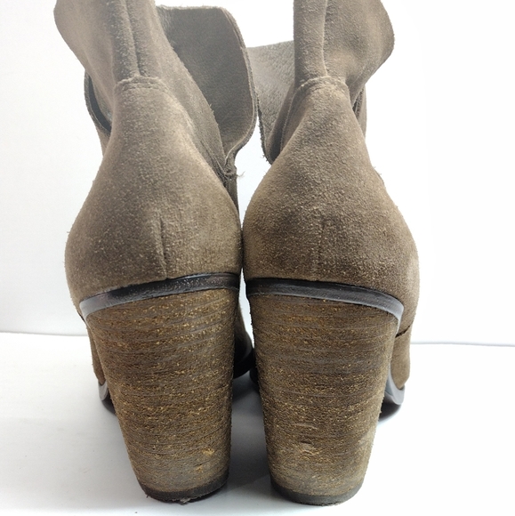 Vince Camuto Von Helyn Bootie l Brown l Leather Ankle Boot l Size 9 M - Picture 6 of 12